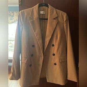 Mango Classic Tan Blazer